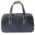 Louis Vuitton Shelton Monogram Mat Handbag M55175 Blue Leather
